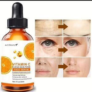 🍊 Vitamin C Facial Serum with Hyaluronic and Ferulic Acid
